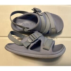 CHACO Chillos Sport Sandals Kids Girls Size 1 Periwinkle Purple Shoes Comfort